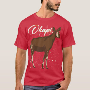 Camiseta Zoológico Animal Okapi para el Safari Africano