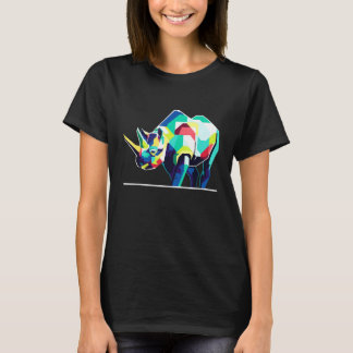 Camiseta Zoológico Animal Pachyderm Rhinoceros Rhino