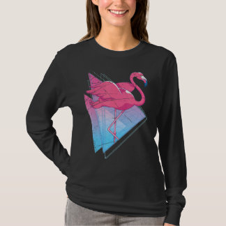 Camiseta Zoológico Animal Tropical Bird 80 Vaporwave Estéti