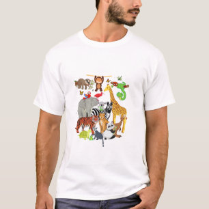 Camiseta Zoológico Animales Vida Silvestre Fiesta de cumple