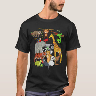 Camiseta Zoológico Animales Vida Silvestre Fiesta de cumple