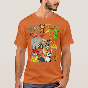 Camiseta Zoológico Animales Vida Silvestre Fiesta de cumple