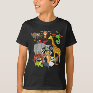 Camiseta Zoológico Animales Vida Silvestre Fiesta de cumple