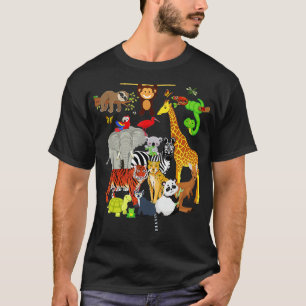 Camiseta Zoológico Animales Vida Silvestre Fiesta de cumple