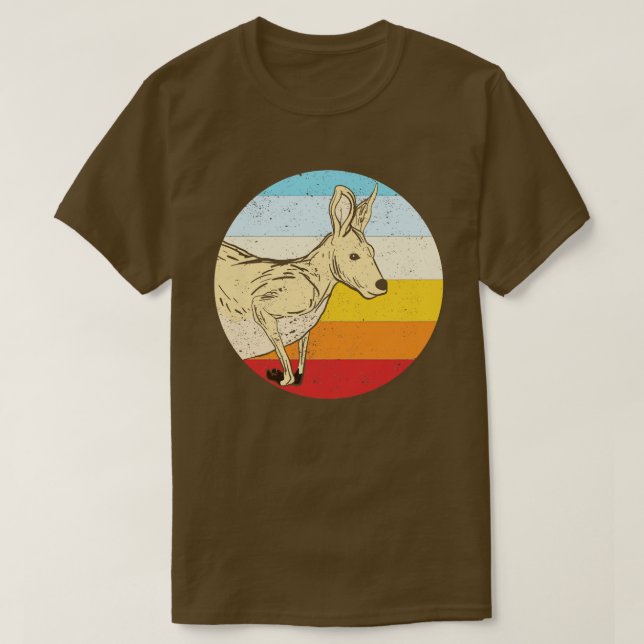 Camiseta Zoológico Australia Marsupial Retro Australiano Ka (Diseño del anverso)