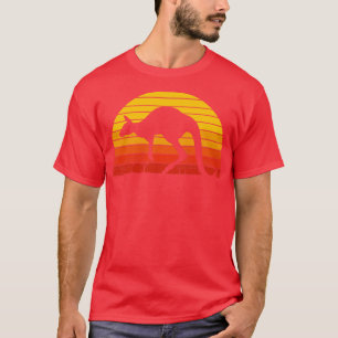 Camiseta Zoológico australiano retro para animales canguro