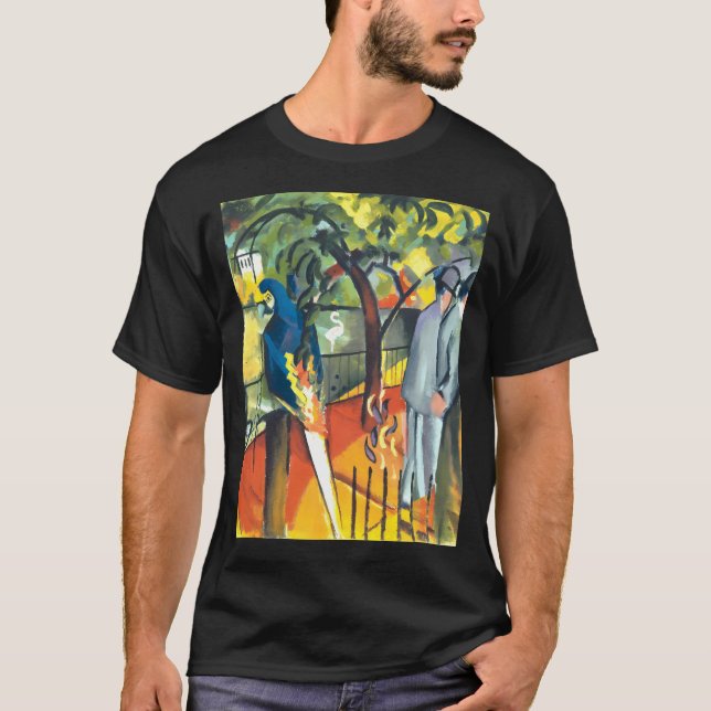 Camiseta Zoológico de August Macke (Anverso)