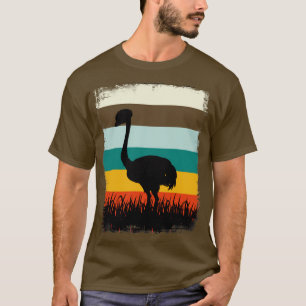 Camiseta Zoológico de aves salvajes Safari Ostrich