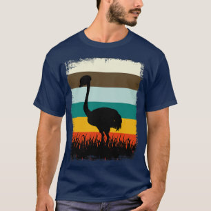 Camiseta Zoológico de aves salvajes Safari Ostrich
