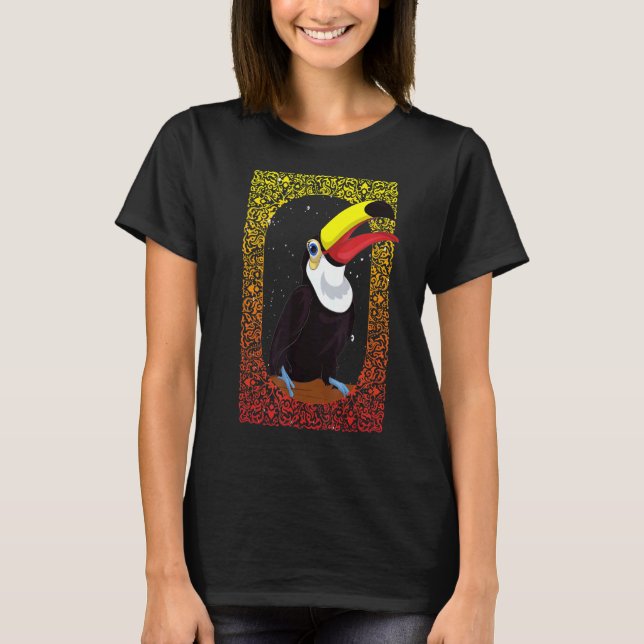 Camiseta Zoológico de aves tropicales Rainforest (Anverso)