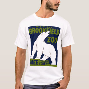 Camiseta Zoológico de Brookfield, Poster del Programa Feder