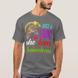 Camiseta Zoológico de Chameleon, bosque tropical chica