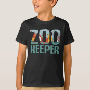 Camiseta Zoológico de Cute Zookeeper y amante de los animal