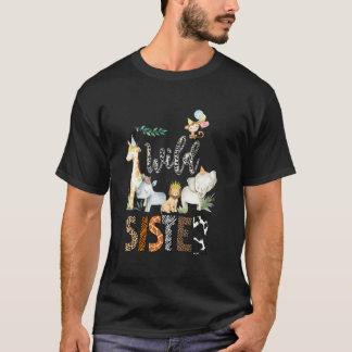 Camiseta Zoológico de Hermanas Salvajes Nacido en el segund