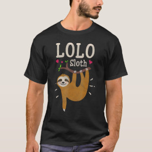 Camiseta Zoológico de humor gráfico Mens Sloth Animal Lolo