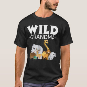 Camiseta Zoológico de la Abuela Salvaje Nació en Selva Safa
