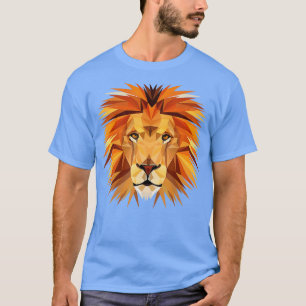 Camiseta Zoológico de León Polígono Animal Africano Enfrent