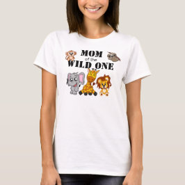 Camiseta Zoológico de mamá animal salvaje de una jungla