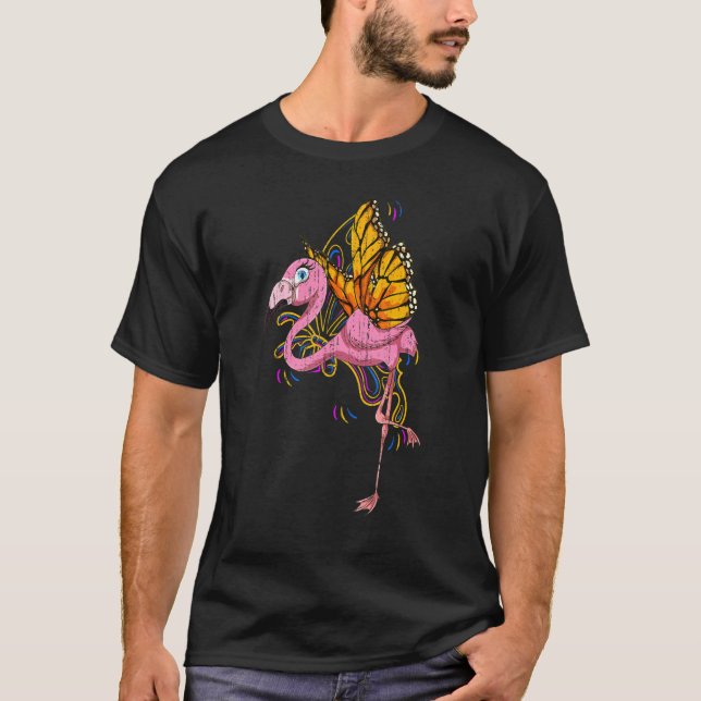 Camiseta Zoológico de Mariposa de Insectos Animales Ave Cut (Anverso)