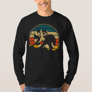 Camiseta Zoológico de monos Retro Madagascar Sifakas Lemur