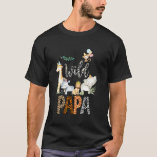 Camiseta Zoológico de Papá Salvaje Nació Selva Safari de Se