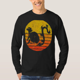 Camiseta Zoológico de Retro Madagascar Sifakas Animal Varil