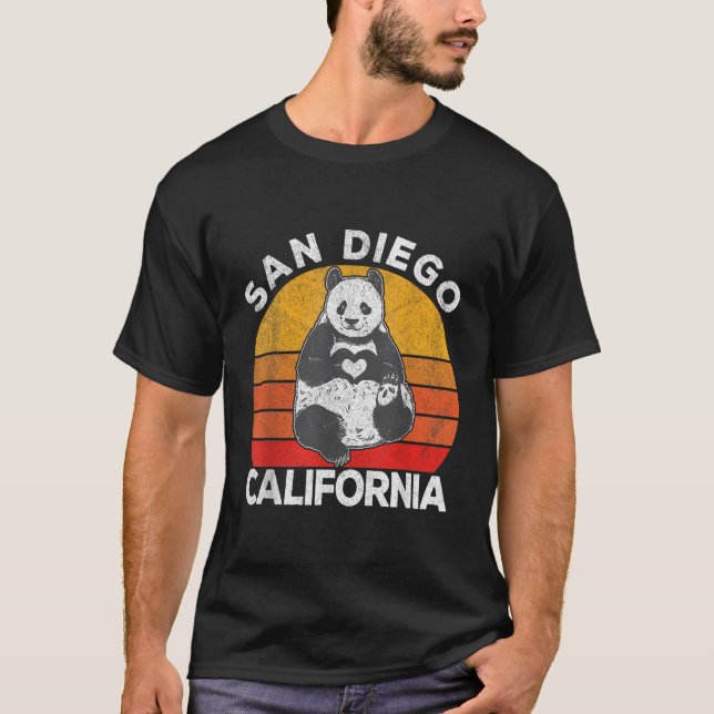 Camiseta Zoológico de San Diego California Panda (Anverso)