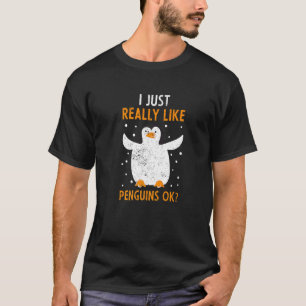 Camiseta Zoológico de Snowflake Animal Antártida Pingüino