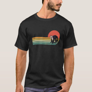 Camiseta Zoológico de vida salvaje del mono capuchino retro