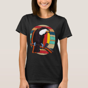 Camiseta Zoológico de vida silvestre Bird Retro Tropical To
