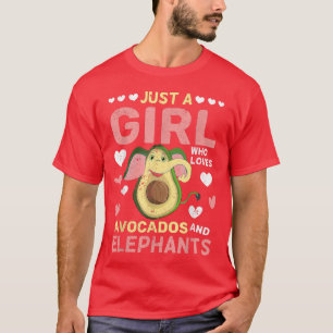 Camiseta Zoológico del Corazón Animal Cute Aguacate Lover A