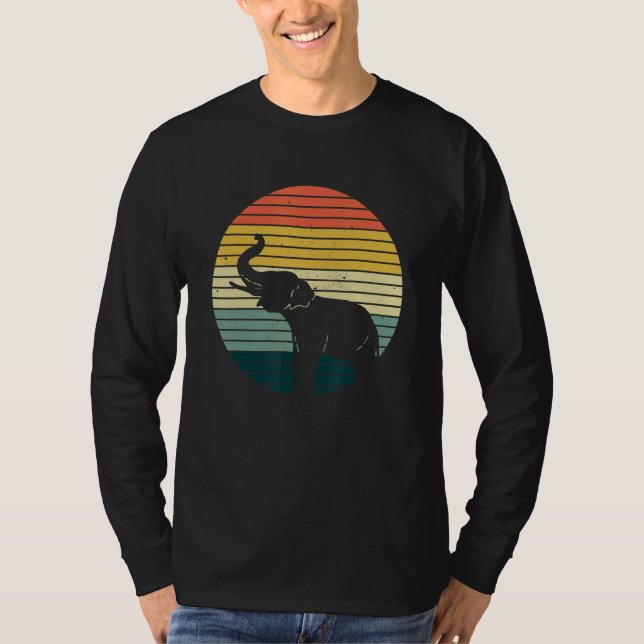Camiseta Zoológico Elephant Conservación de animales salvaj (Anverso)