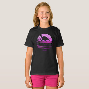 Camiseta Zoológico Flamingo Animal Tropical Summer Sunrise