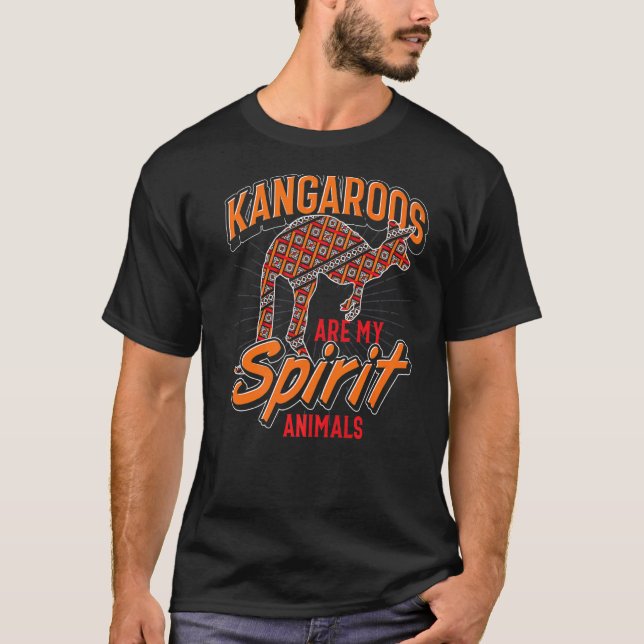 Camiseta Zoológico Kangaroo Australia Animal Kangaroo (Anverso)