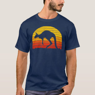 Camiseta Zoológico Marsupial Animal Australia Retro Kang