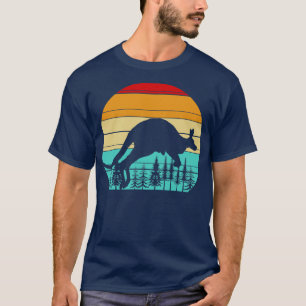 Camiseta Zoológico Retro Animal Australiano Marsupial Kanga