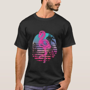 Camiseta Zoológico Tropic Summer Sunrise Regalo Flamingo
