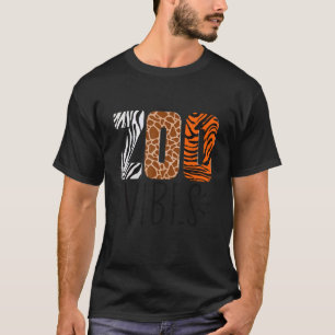 Camiseta Zoológico Vibes Leopard Animal Print Safari Wildli