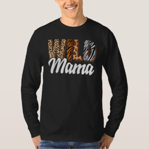 Camiseta Zoológico Wild Mama Nacido para ser salvaje Cumple