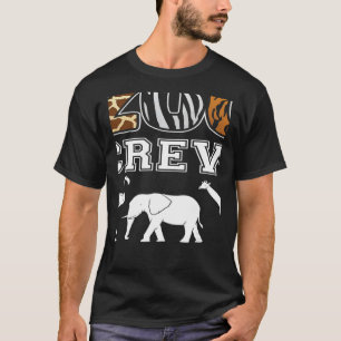 Camiseta Zoológicos De La Tripulación De Zoológicos Conserv