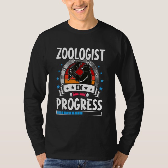 Camiseta Zoologist In Progress Trainee Student (Anverso)