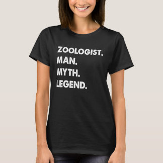 Camiseta Zoologist Man Myth Legend