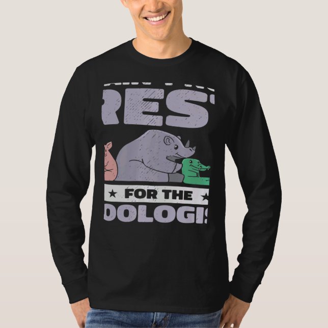 Camiseta Zoologist Zookeeping Wildlife Zoology Zoo Employee (Anverso)