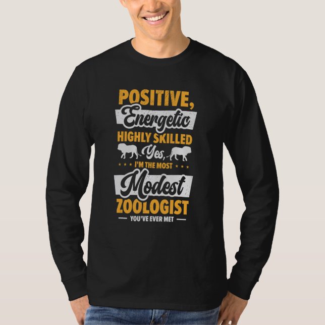 Camiseta Zoologist Zookeeping Wildlife Zoology Zoo Employee (Anverso)