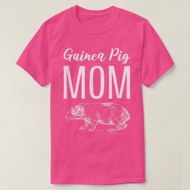 Camiseta Zoólogo de mamá de cerdo de Guinea 2284 (Diseño del anverso)