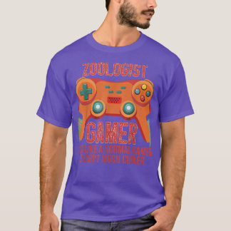 Camiseta Zoólogo Gamer Video Game Controller para Zoologis
