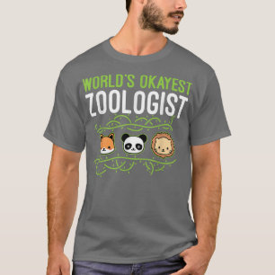 Camiseta Zoólogo Okayest del mundo guardián animal