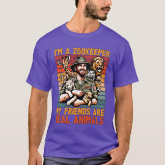 Camiseta Zoólogo Soy Un Zookeeper Mis Amigos Ornitólogo
