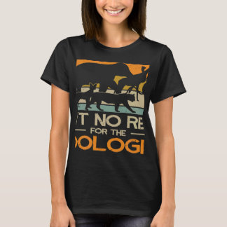 Camiseta Zoólogo Zoológico de Conservación de la Vida Silve