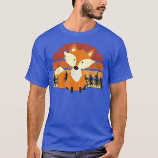 Camiseta Zoólogos se oponen a VulpineRetro Vintage Fennec F